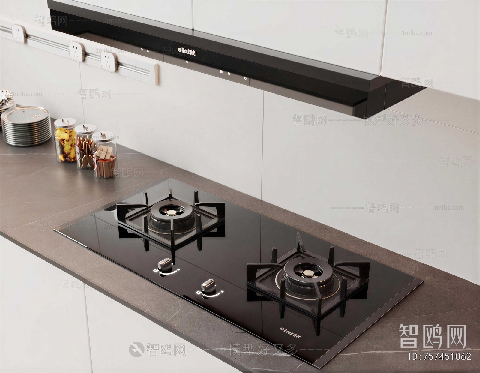 Modern Kitchen Electric Gas Range