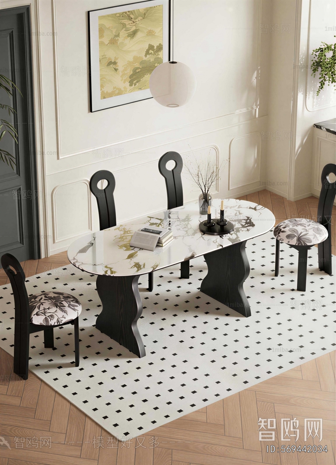 French Style Dining Table And Chairs
