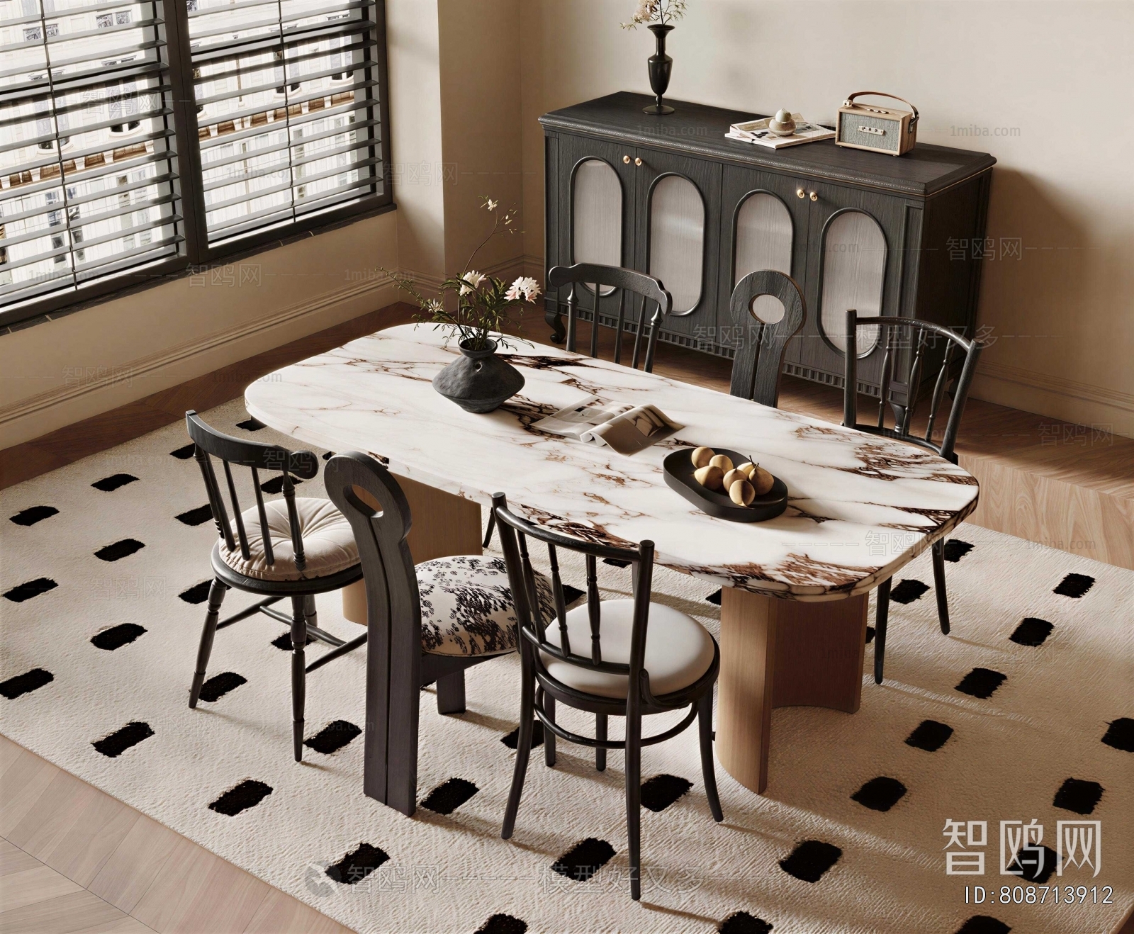 French Style Dining Table And Chairs