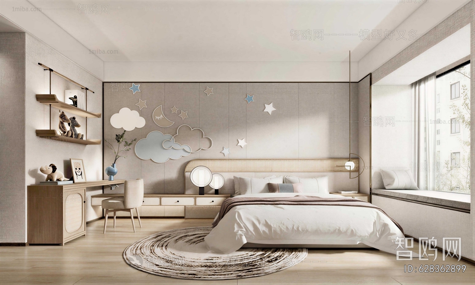 New Chinese Style Children's Room
