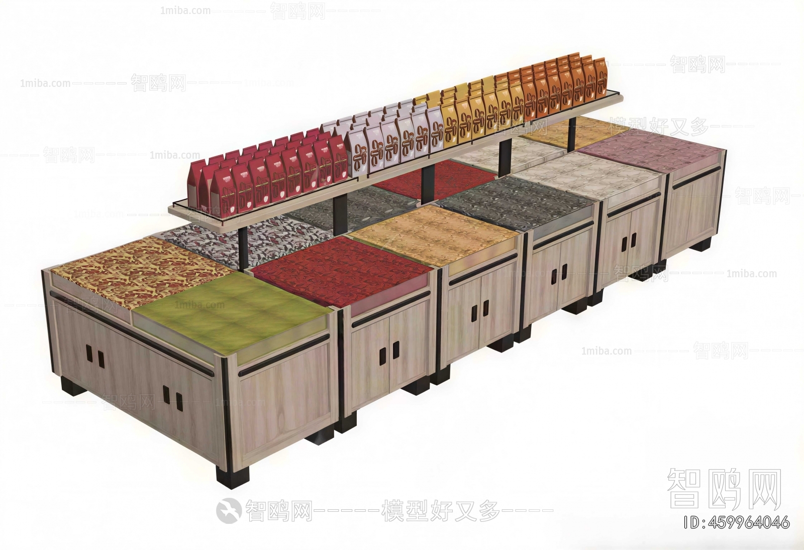 Modern Supermarket Shelf