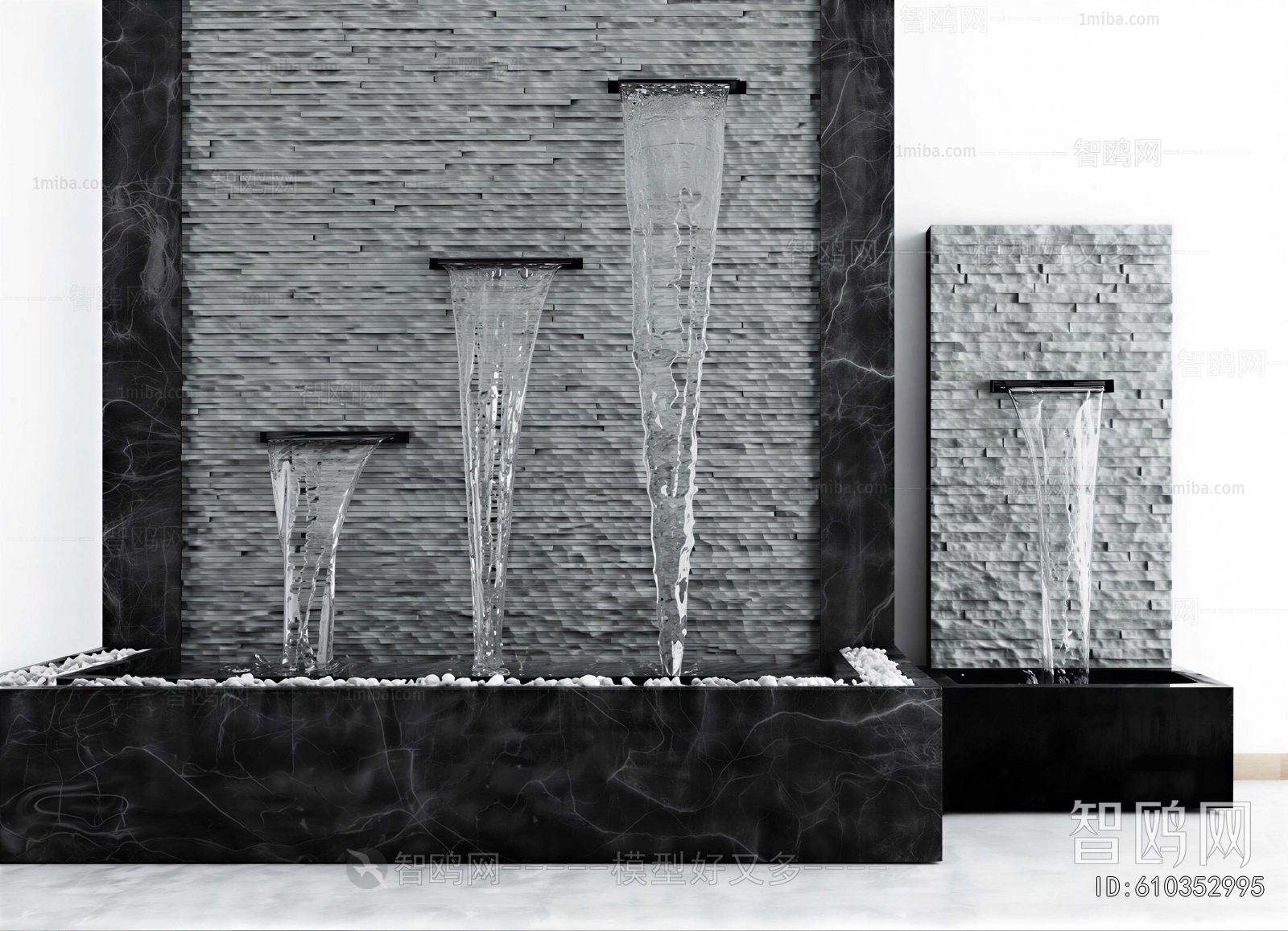 Modern Rockery Waterscape