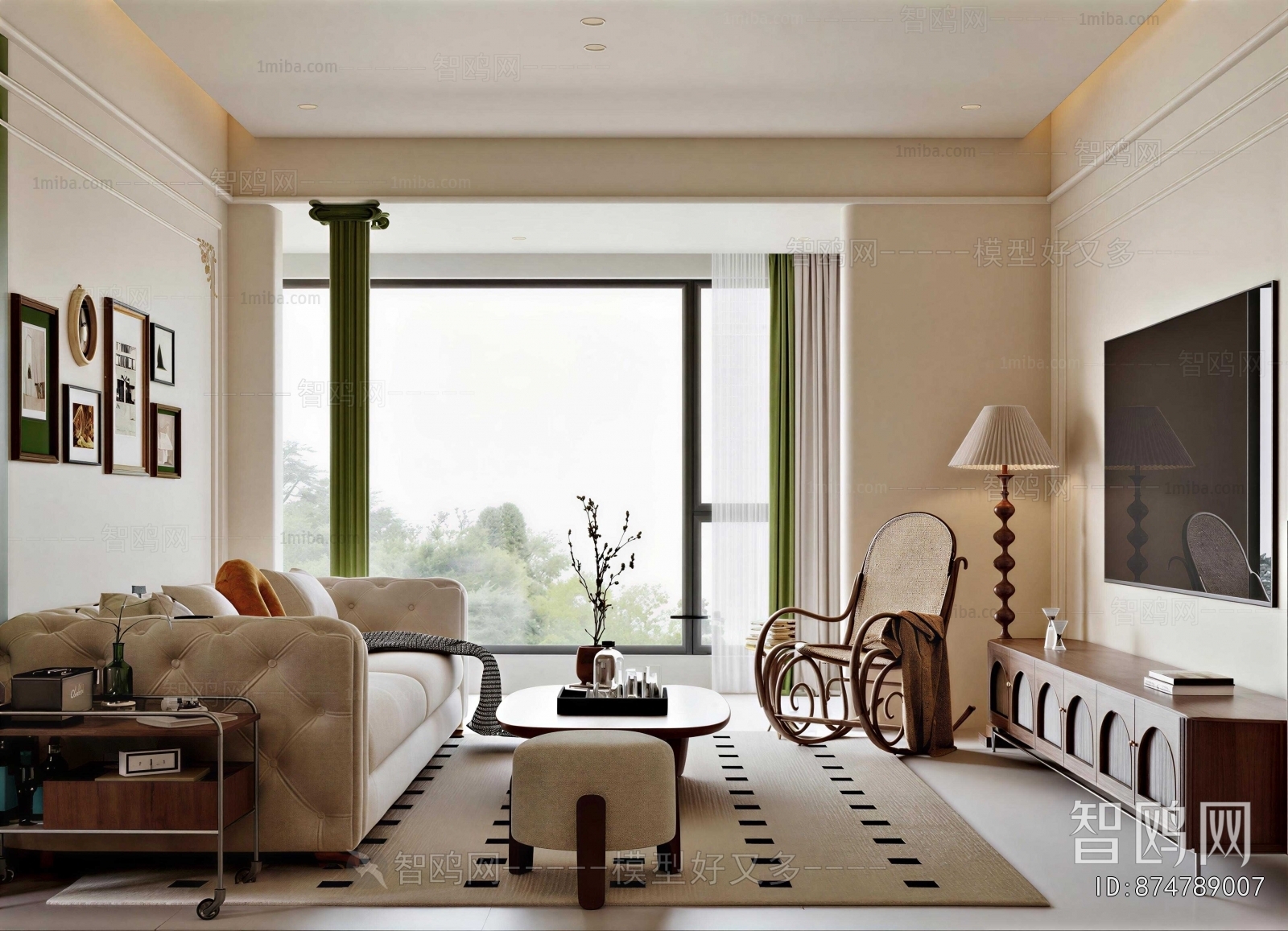 French Style A Living Room