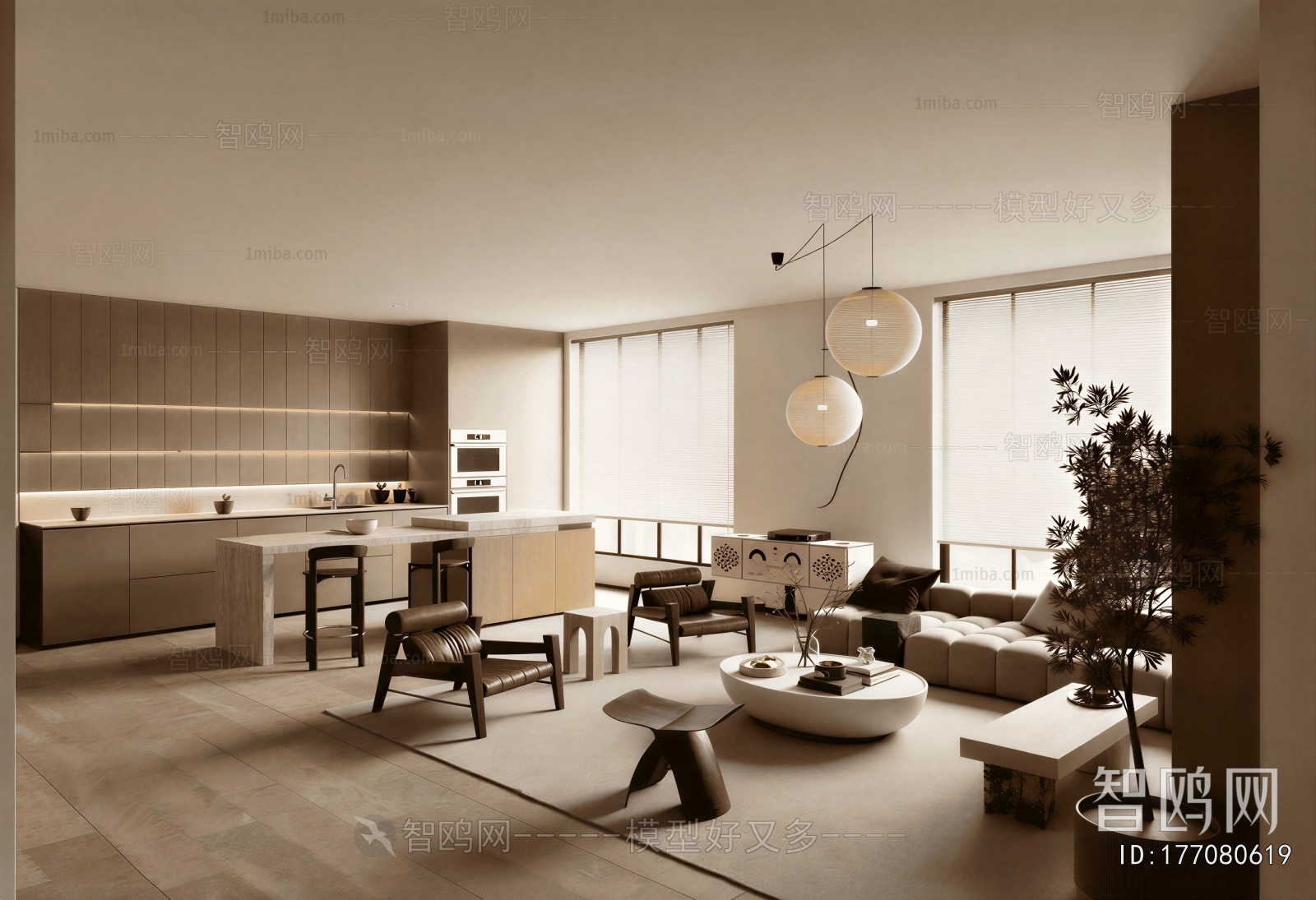 Japanese Style A Living Room