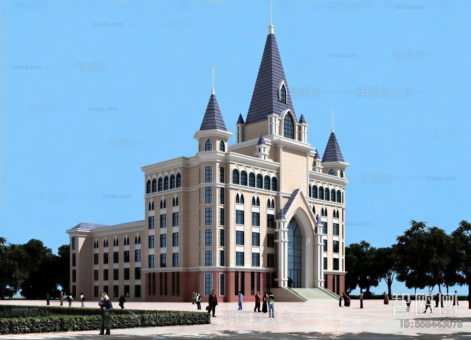European Style School Building