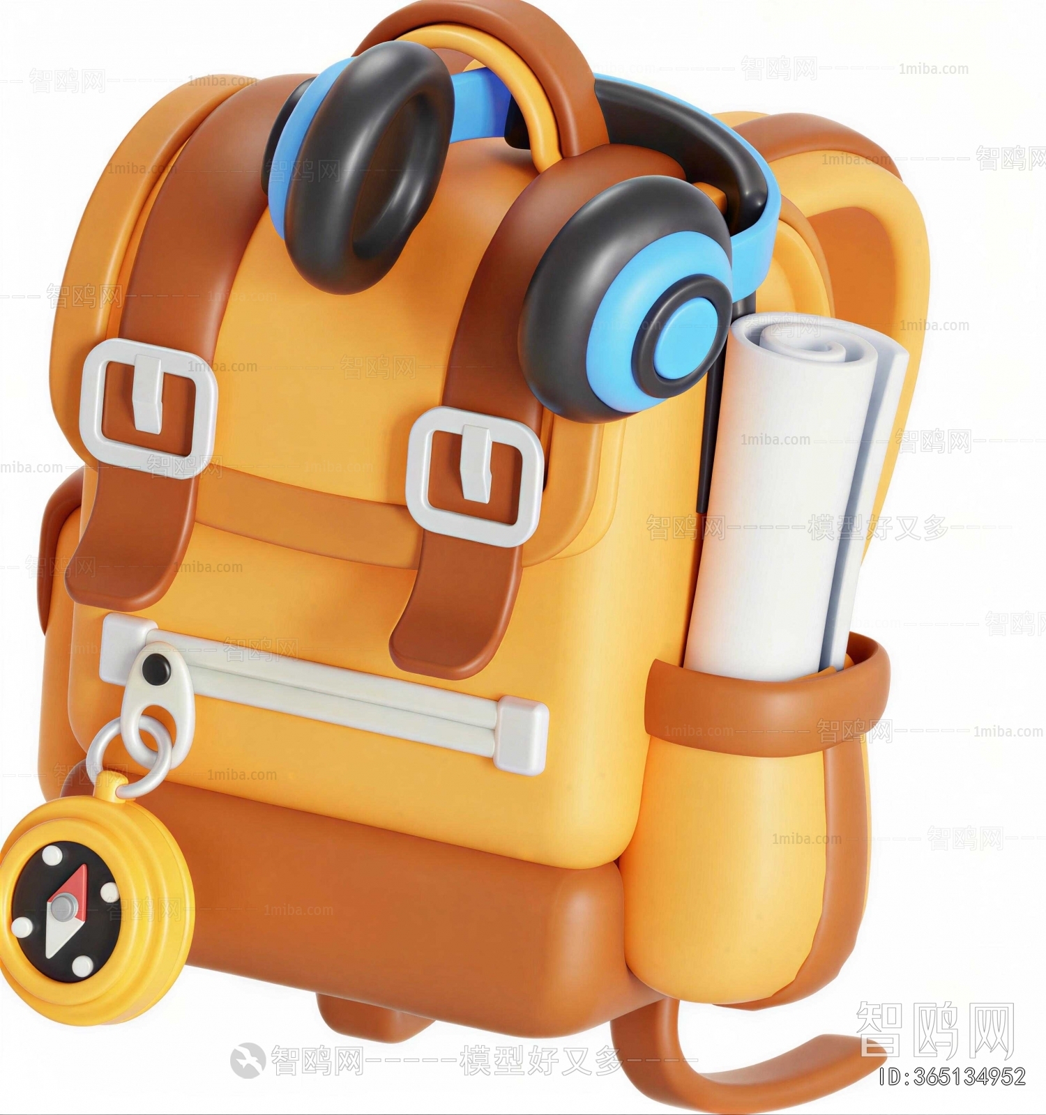 Modern Backpack And Backpack
