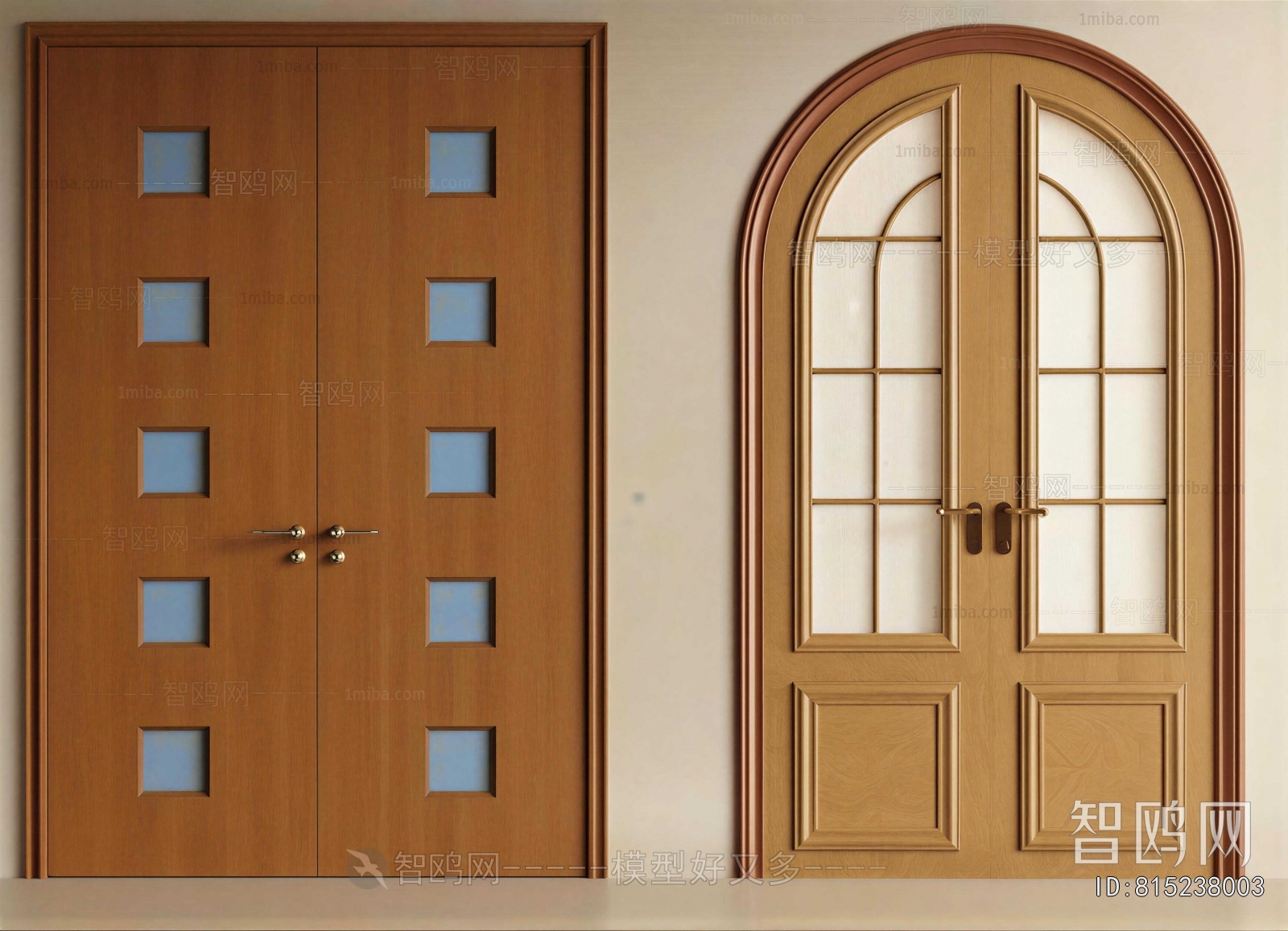 Modern Double Door