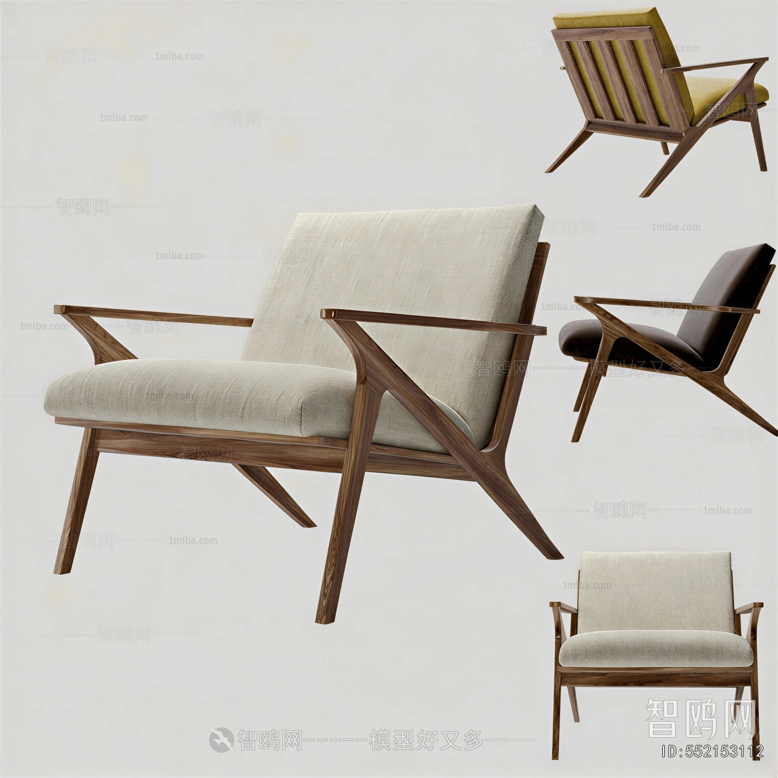 Nordic Style Lounge Chair
