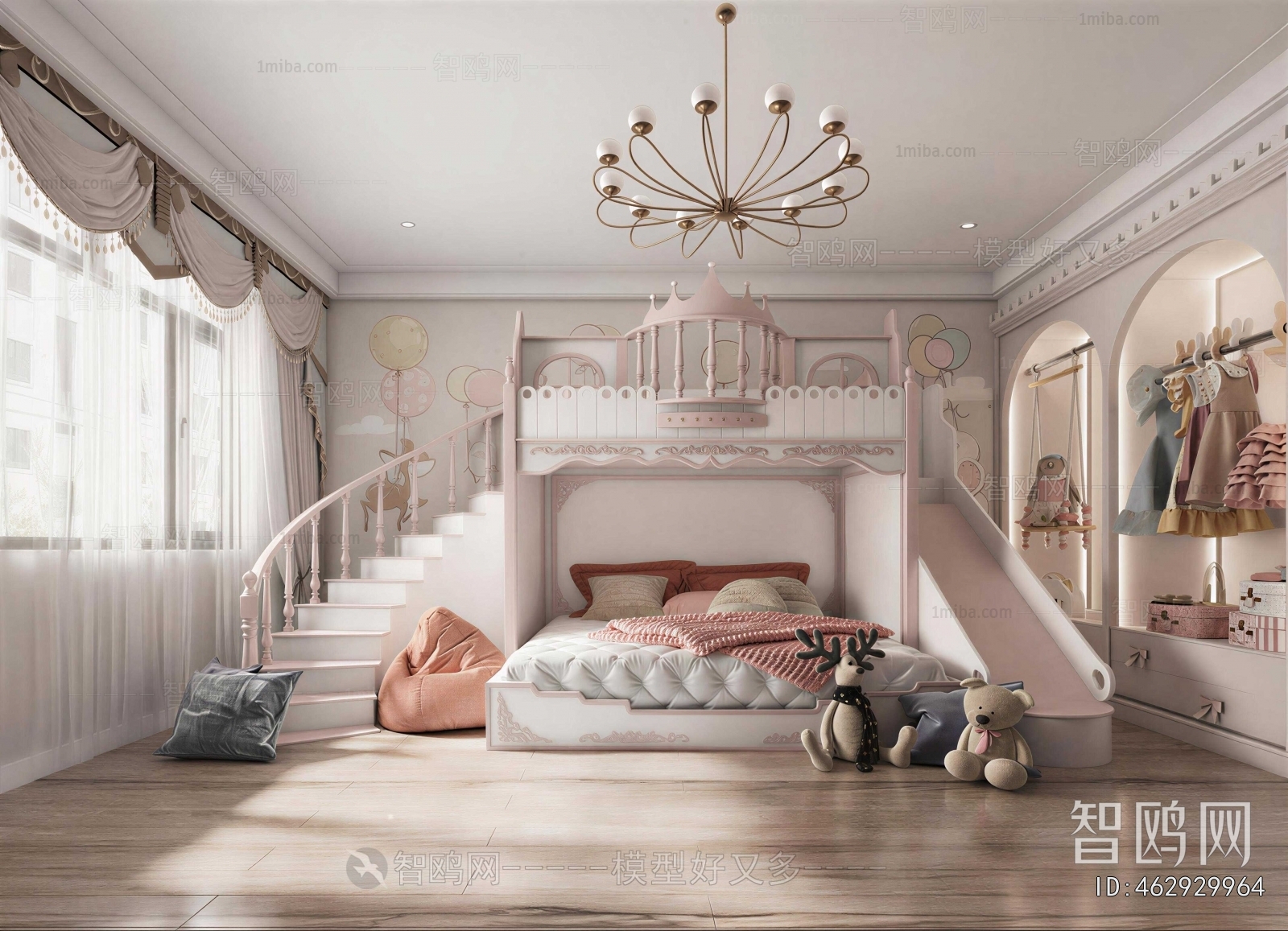French Style Girl's Room Daughter's Room