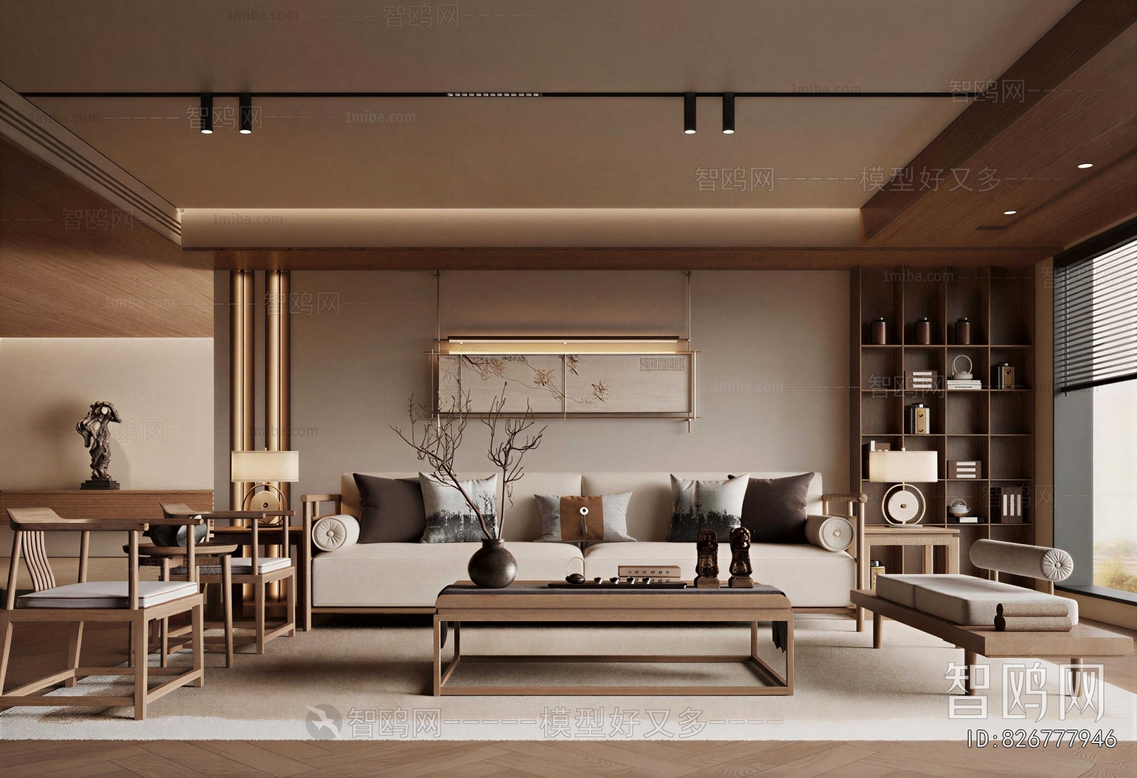 New Chinese Style Dining Room