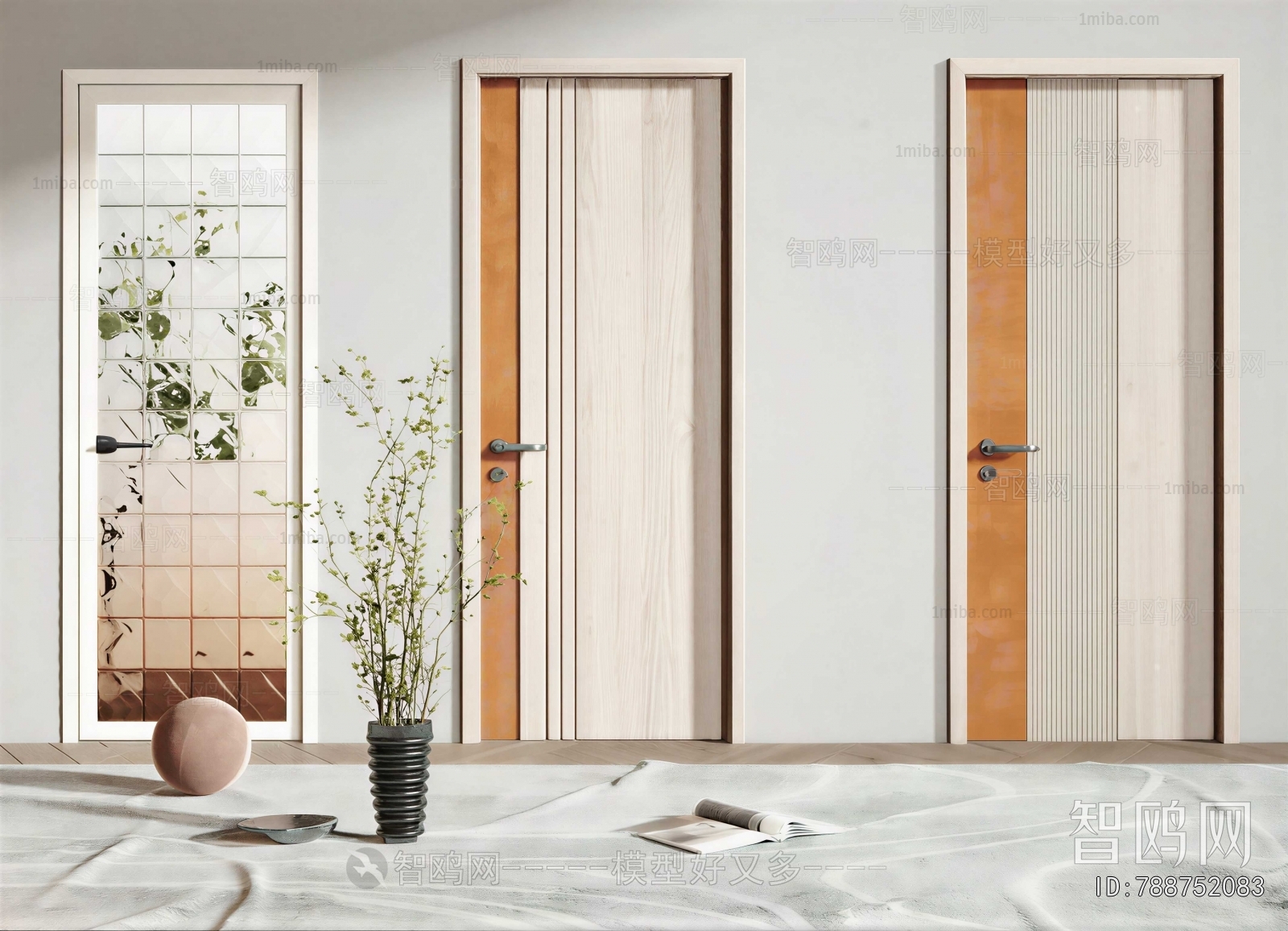 Modern Single Door