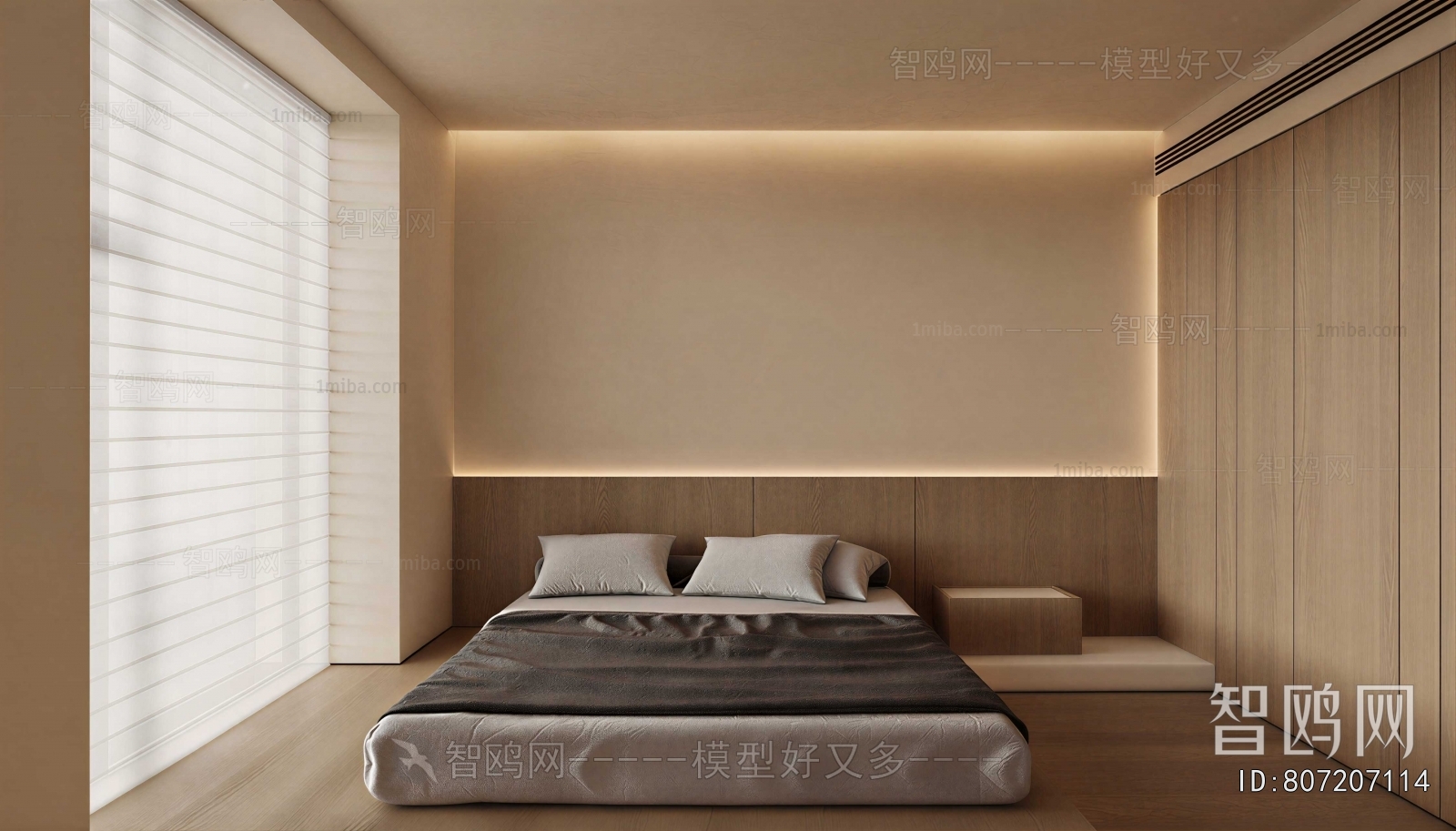 Wabi-sabi Style Bedroom