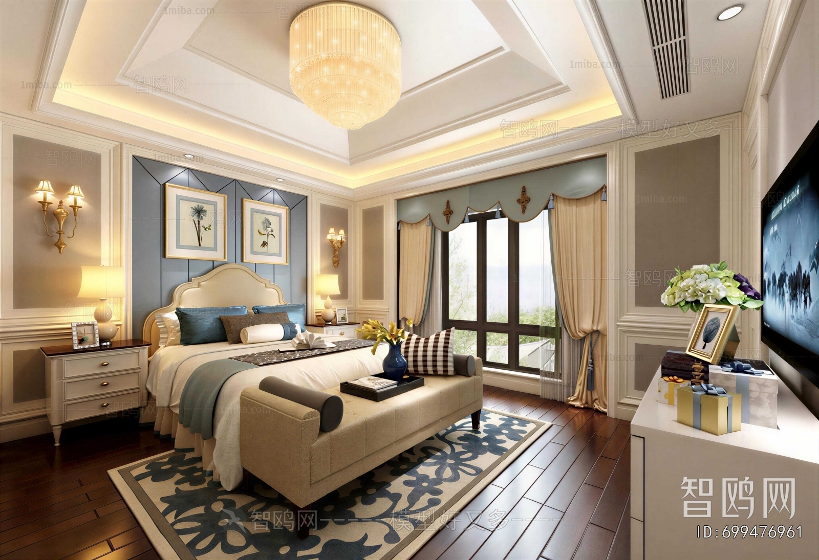 American Style Bedroom