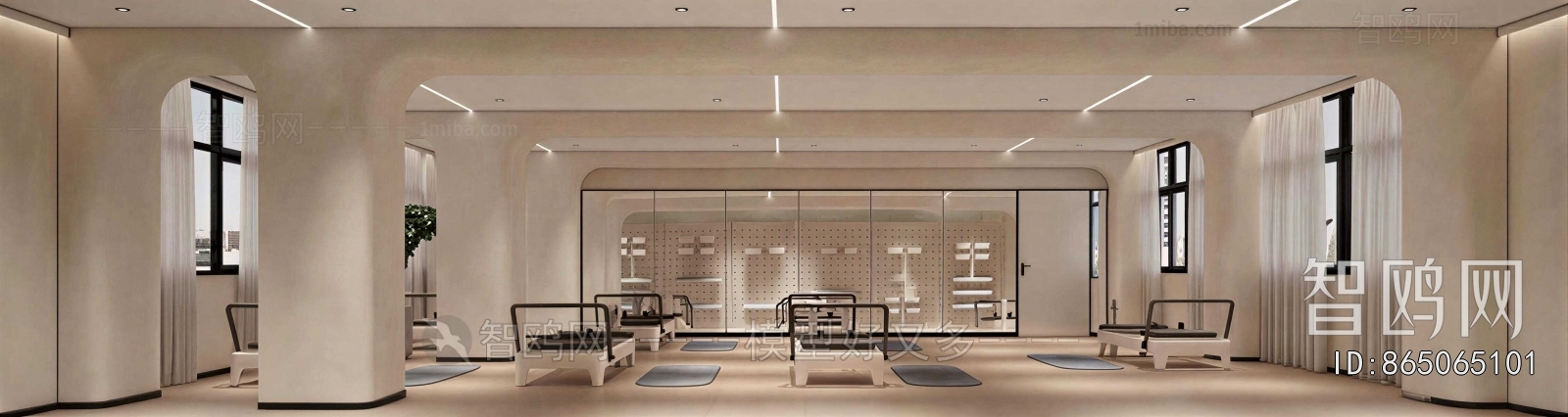 Wabi-sabi Style Gym
