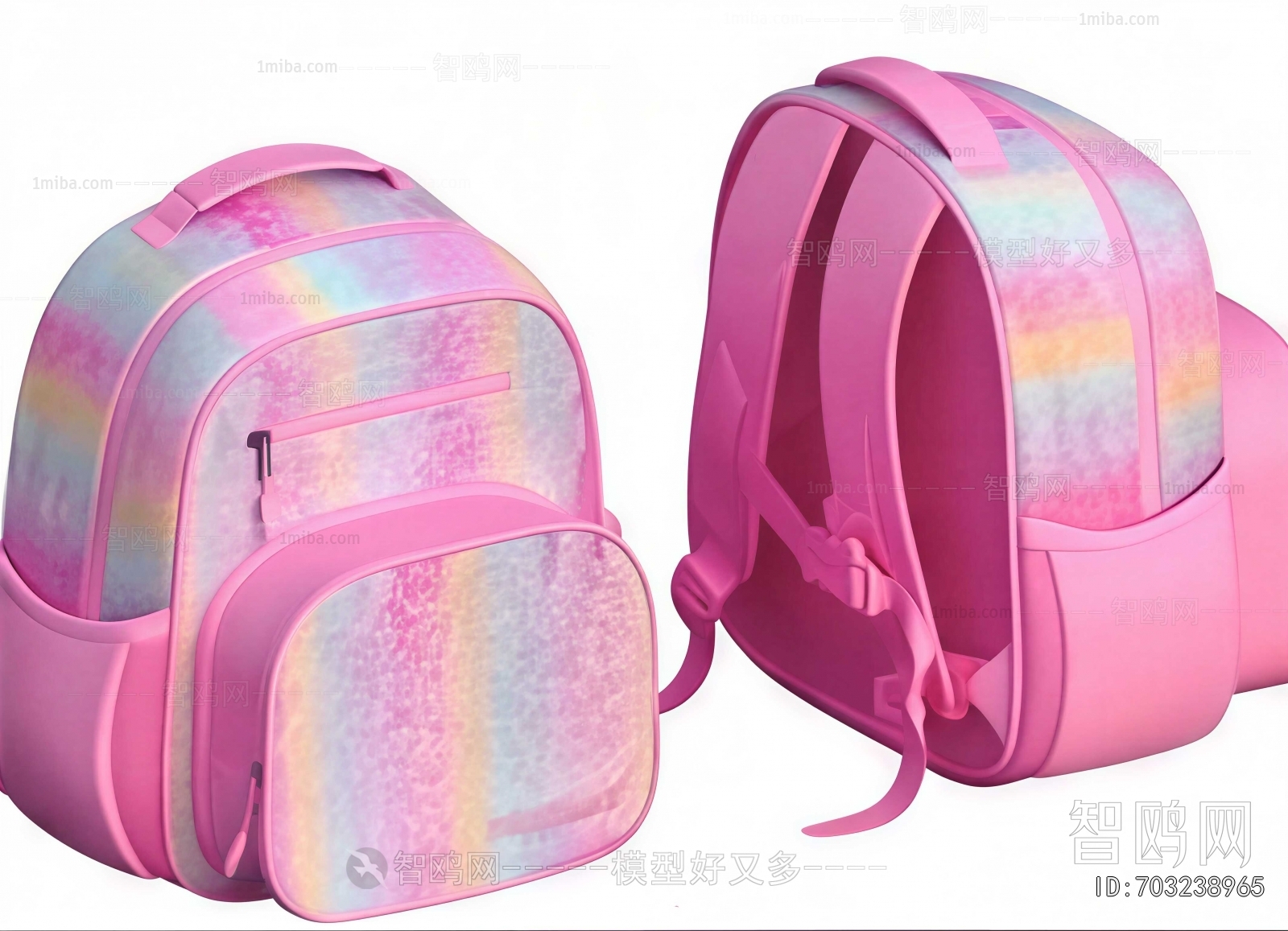Modern Backpack And Backpack