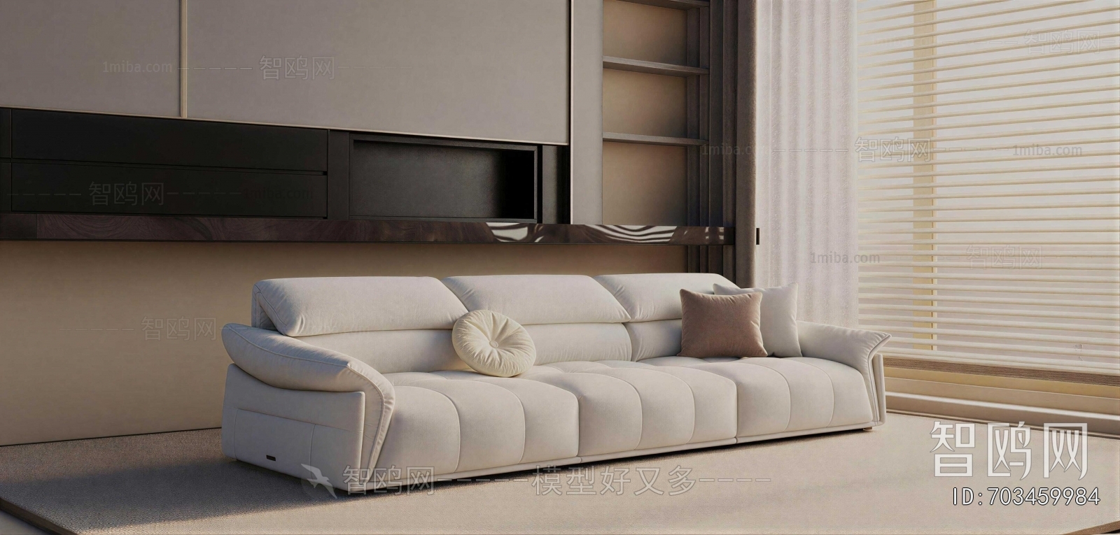 Modern Three-seat Sofa