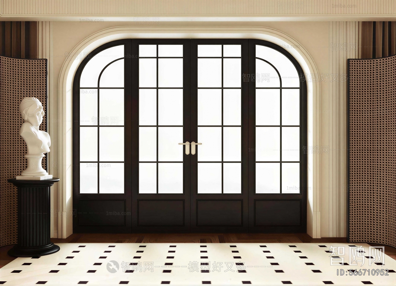 French Style Double Door