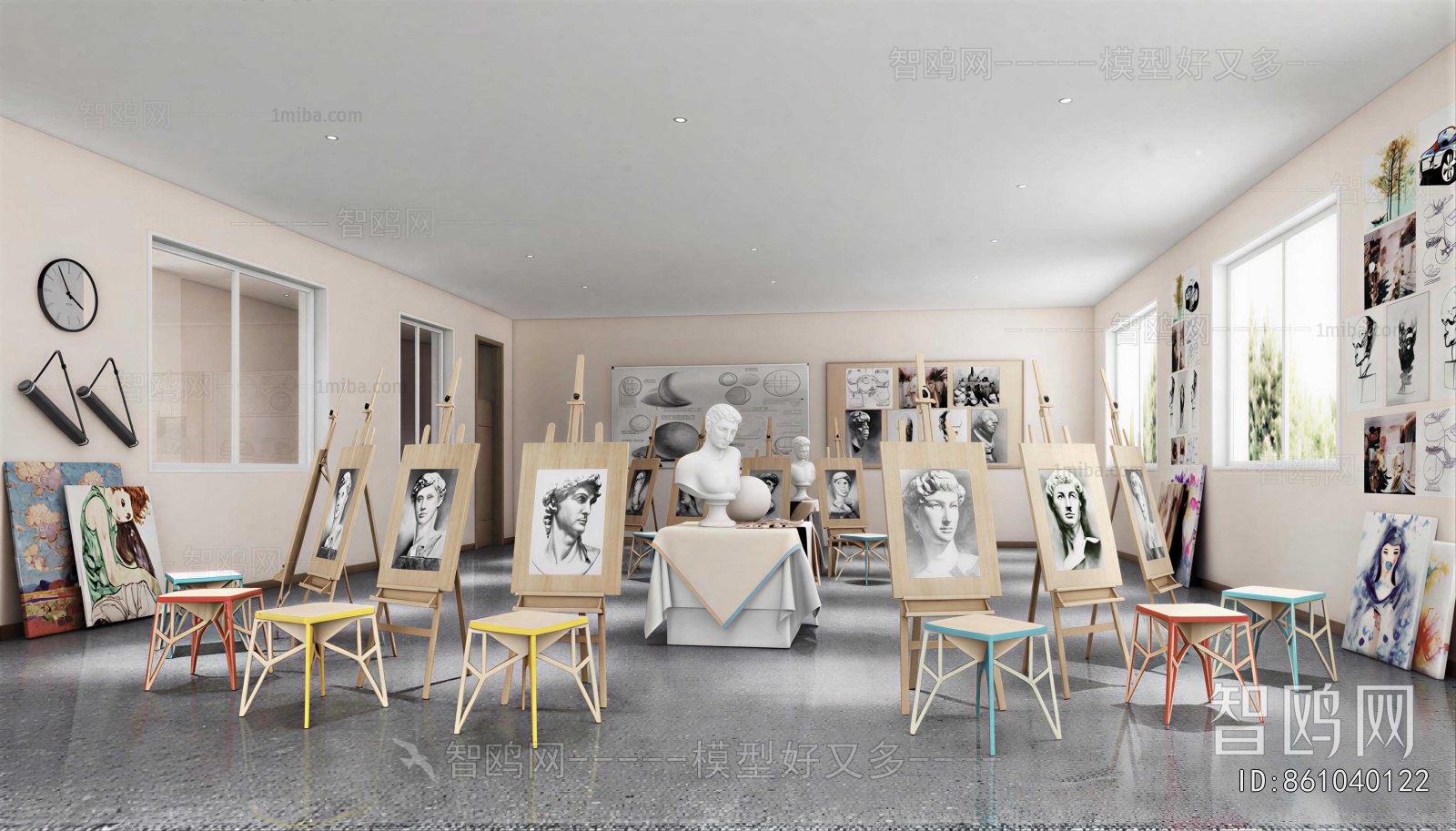 Modern Art Room
