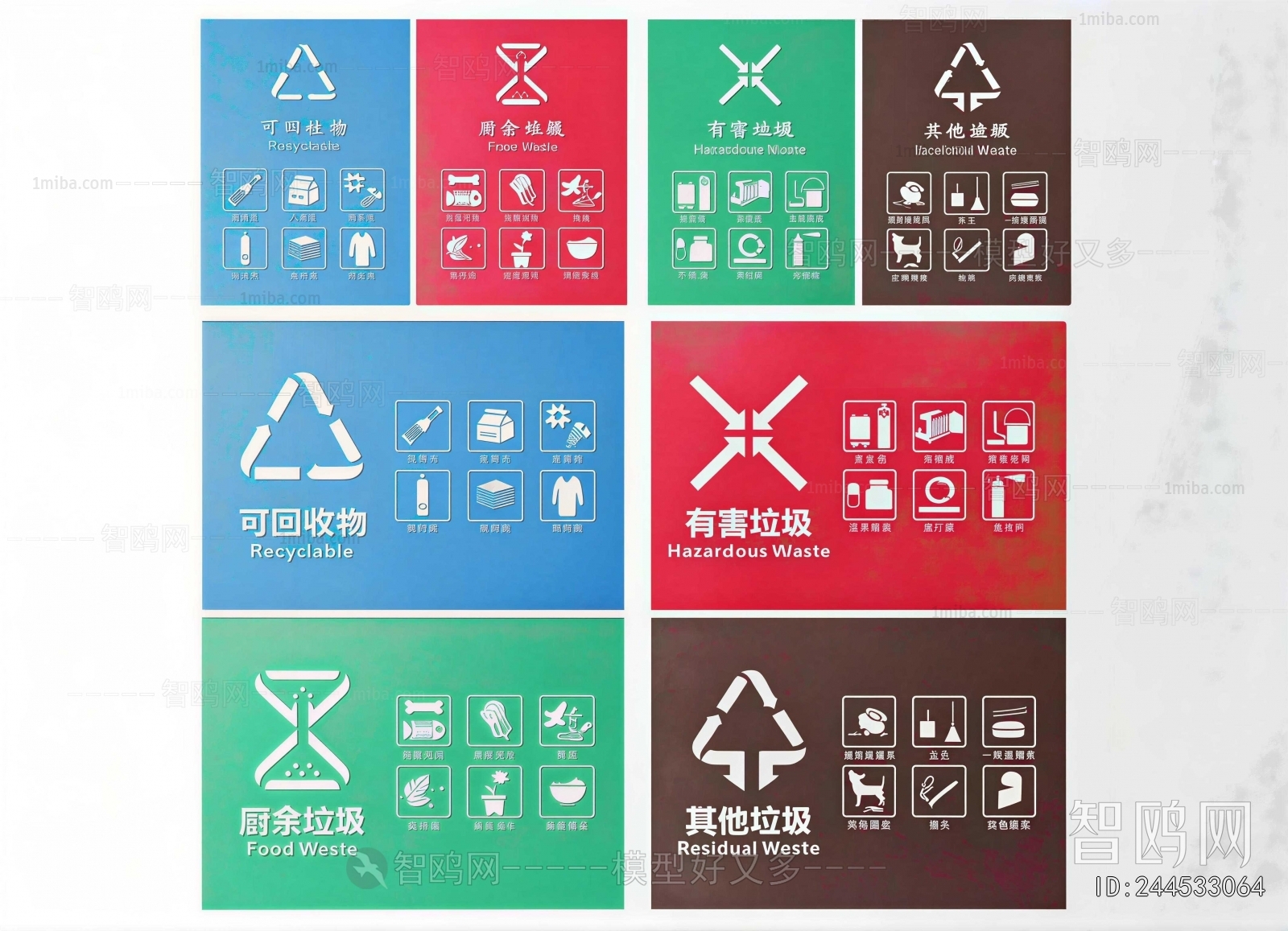 Modern Guide Board/bulletin Board