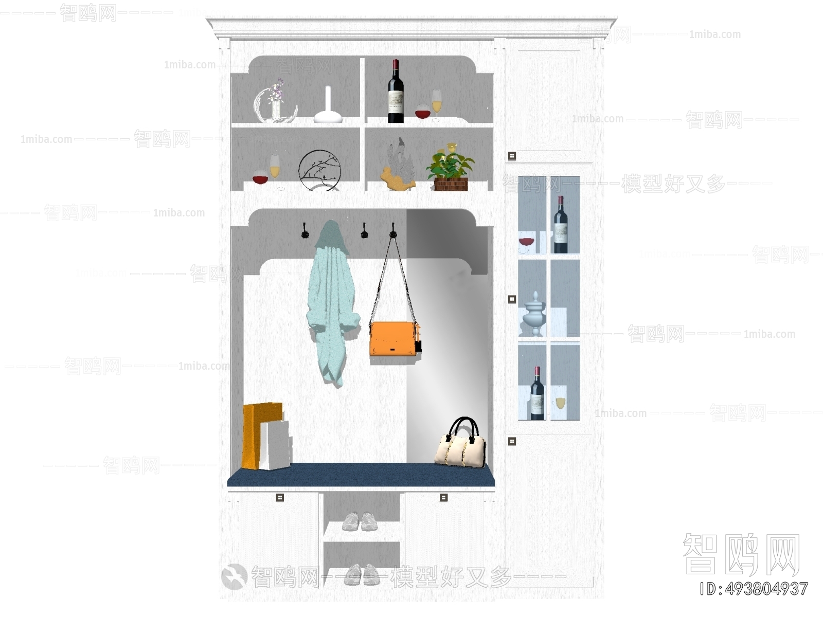 Modern Shoe Cabinet