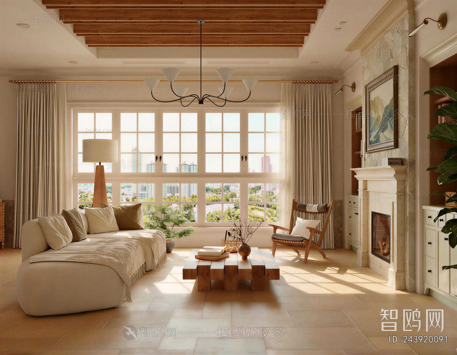 American Style A Living Room