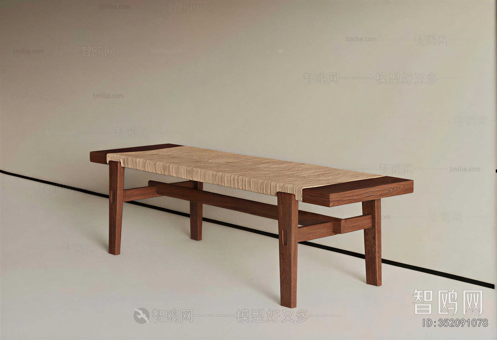 Wabi-sabi Style Bench