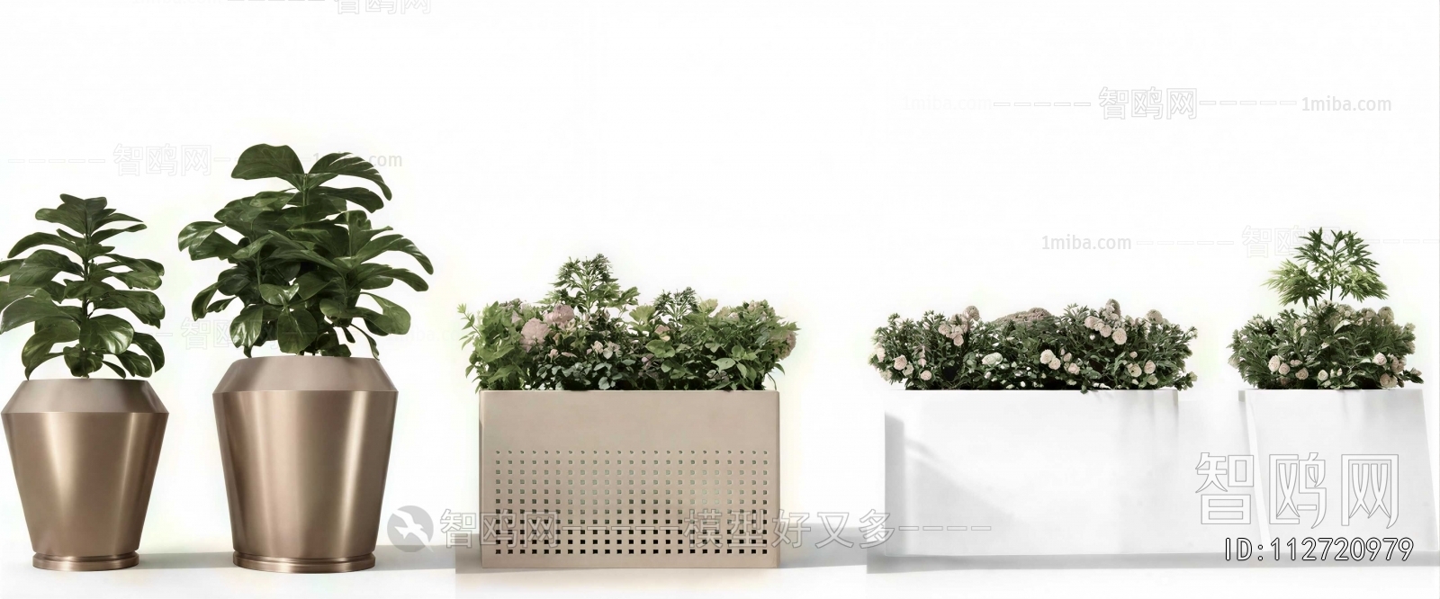 Modern Flower Bed, Flower Bowl, Flower Box