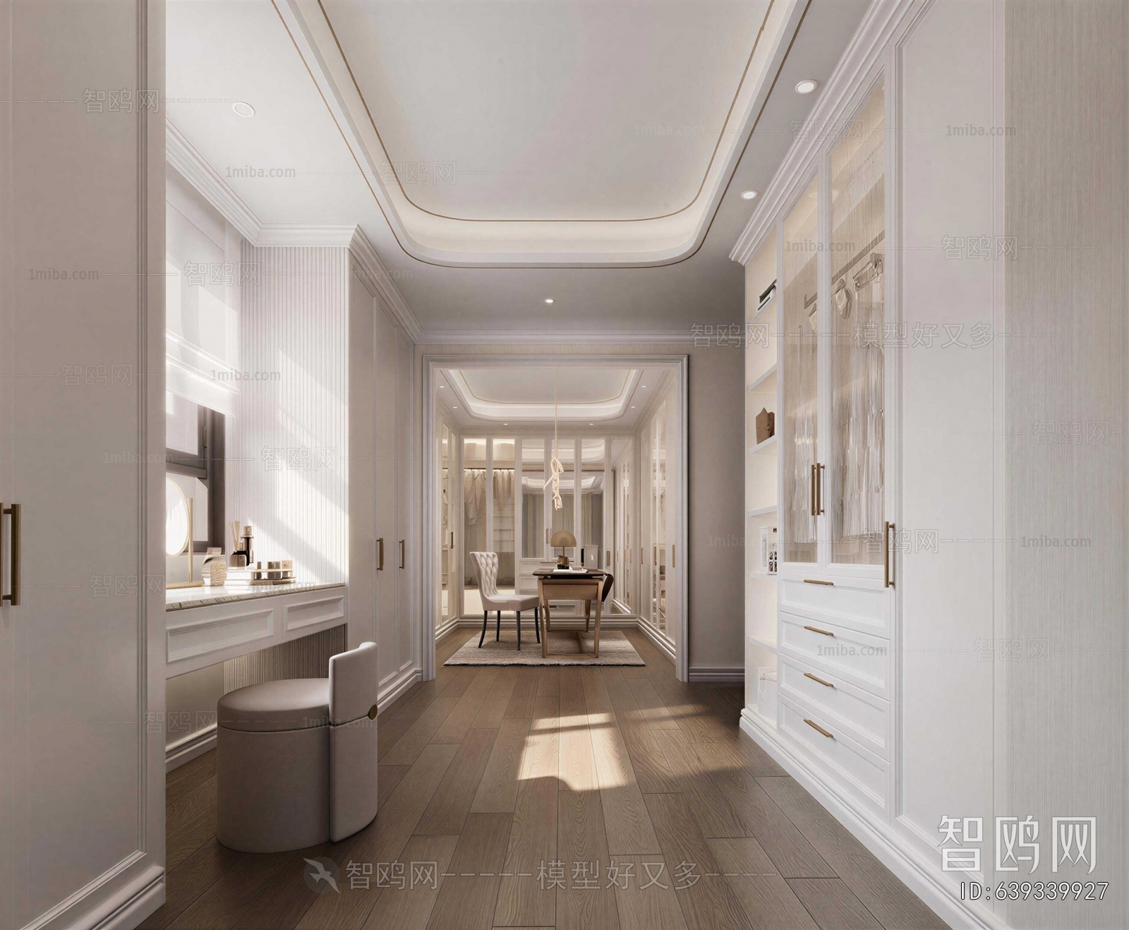 French Style Clothes Storage Area
