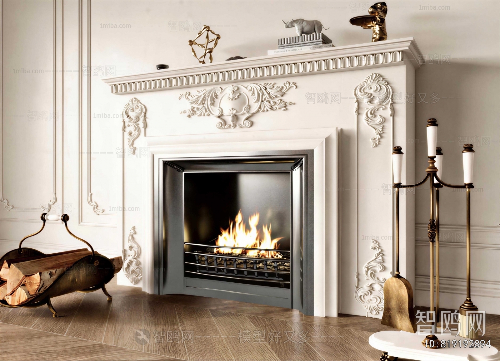 French Style Fireplace