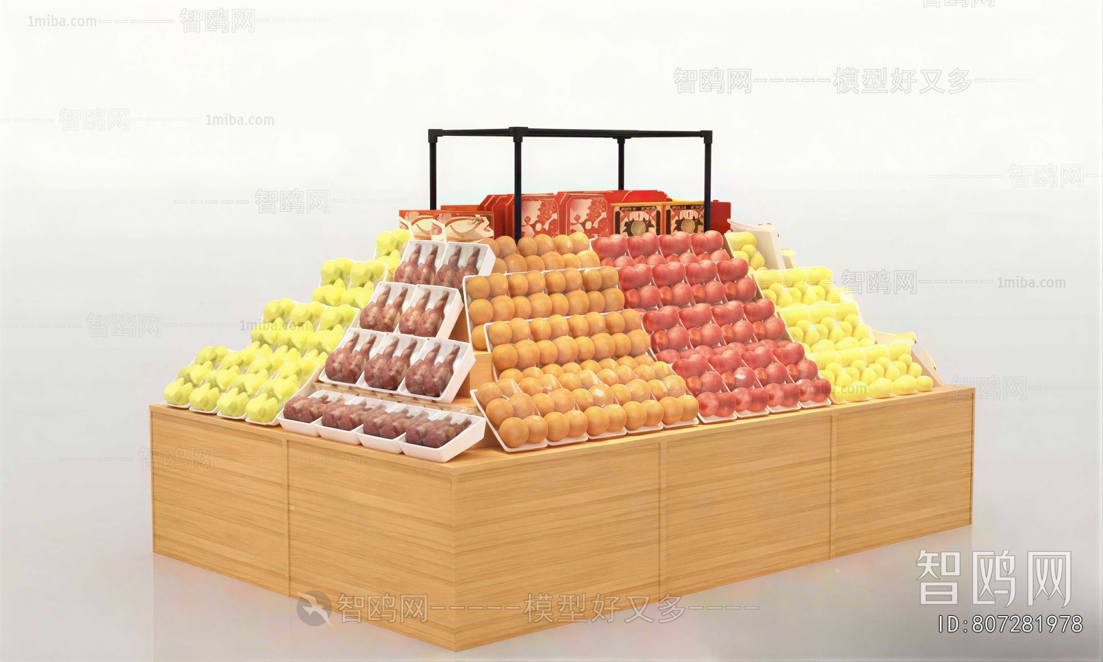 Modern Supermarket Shelf