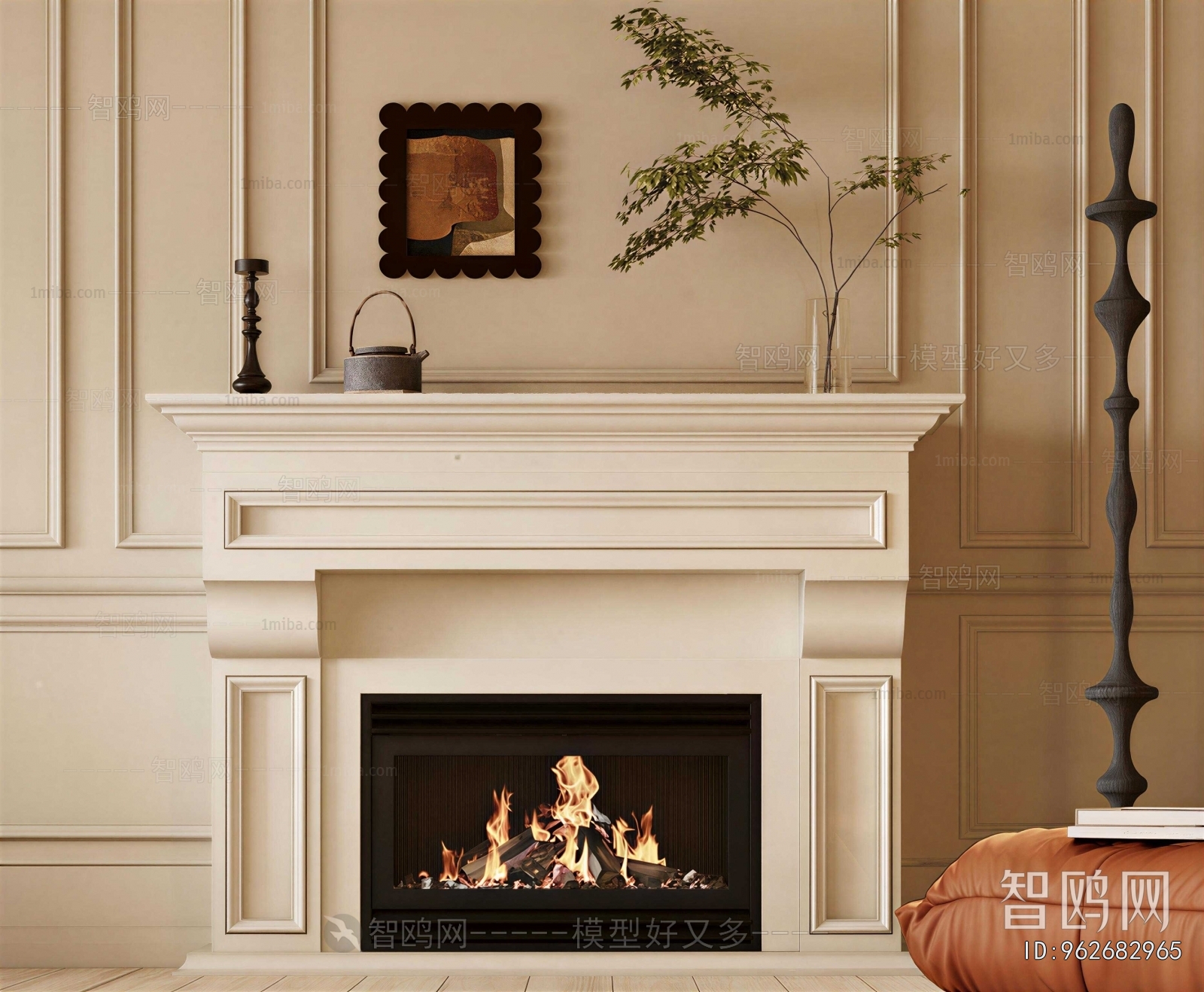 French Style Fireplace