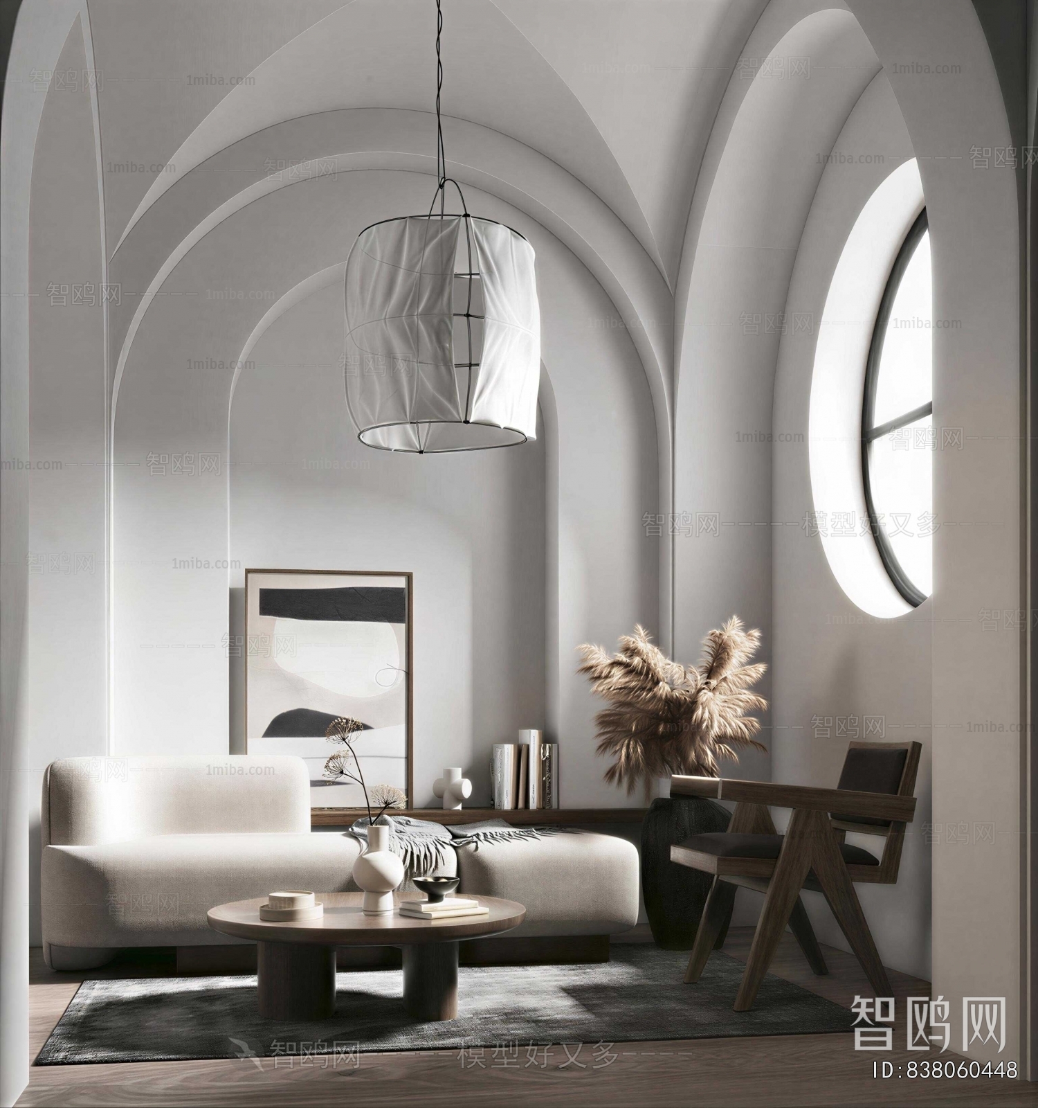 Wabi-sabi Style A Living Room