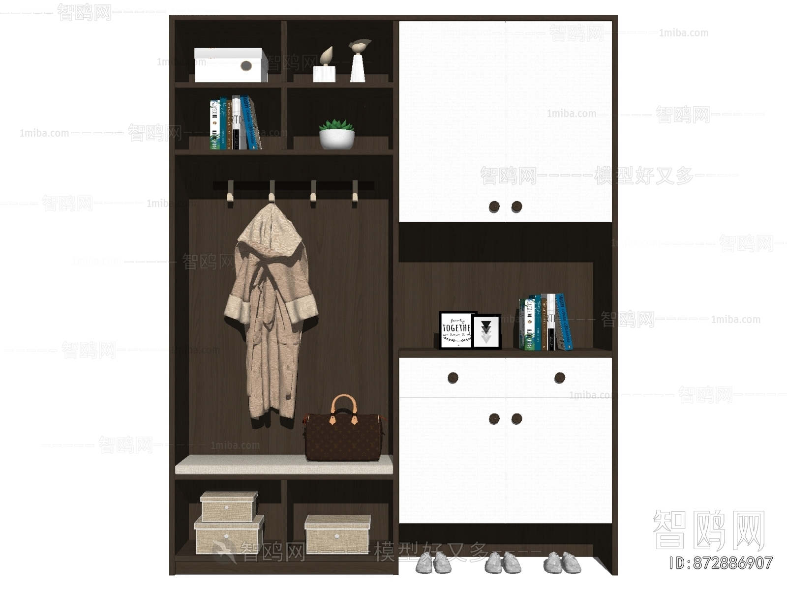 Modern Shoe Cabinet