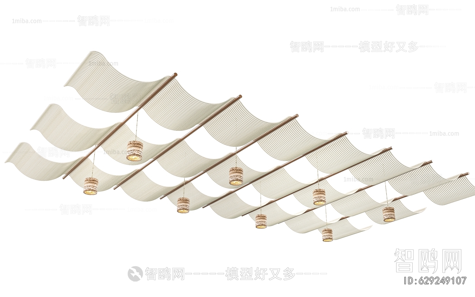 New Chinese Style Suspended Ceiling