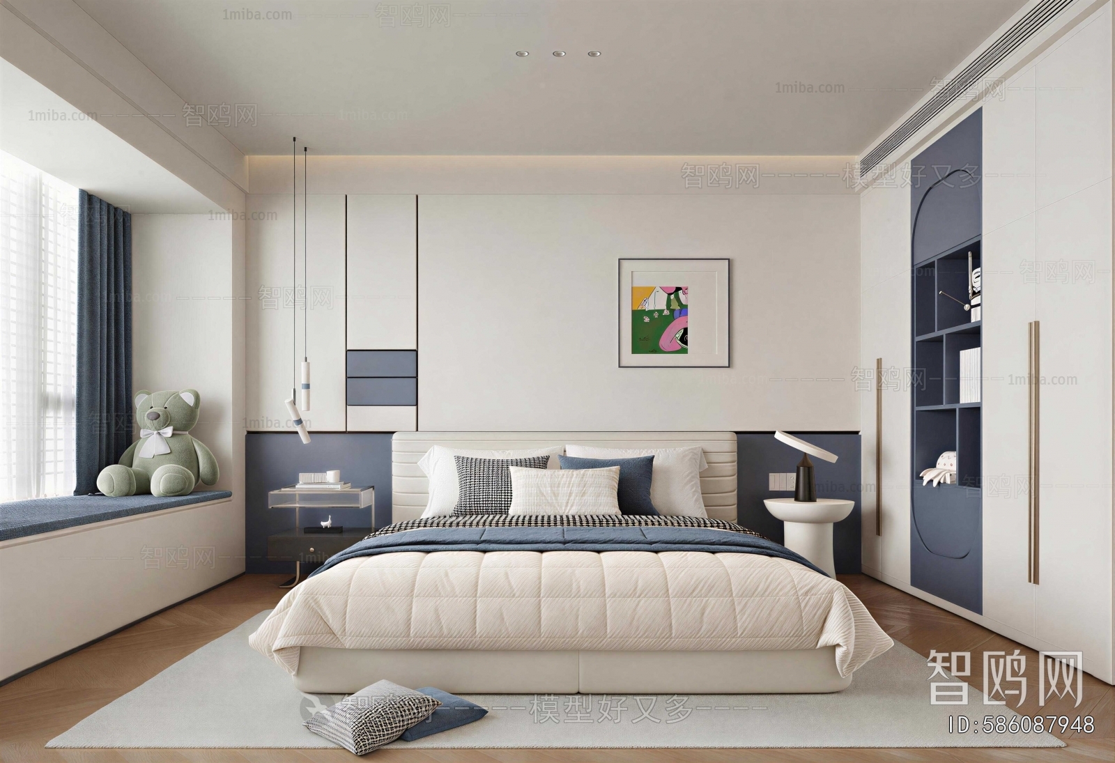 Modern Boy's Room And Son's Room