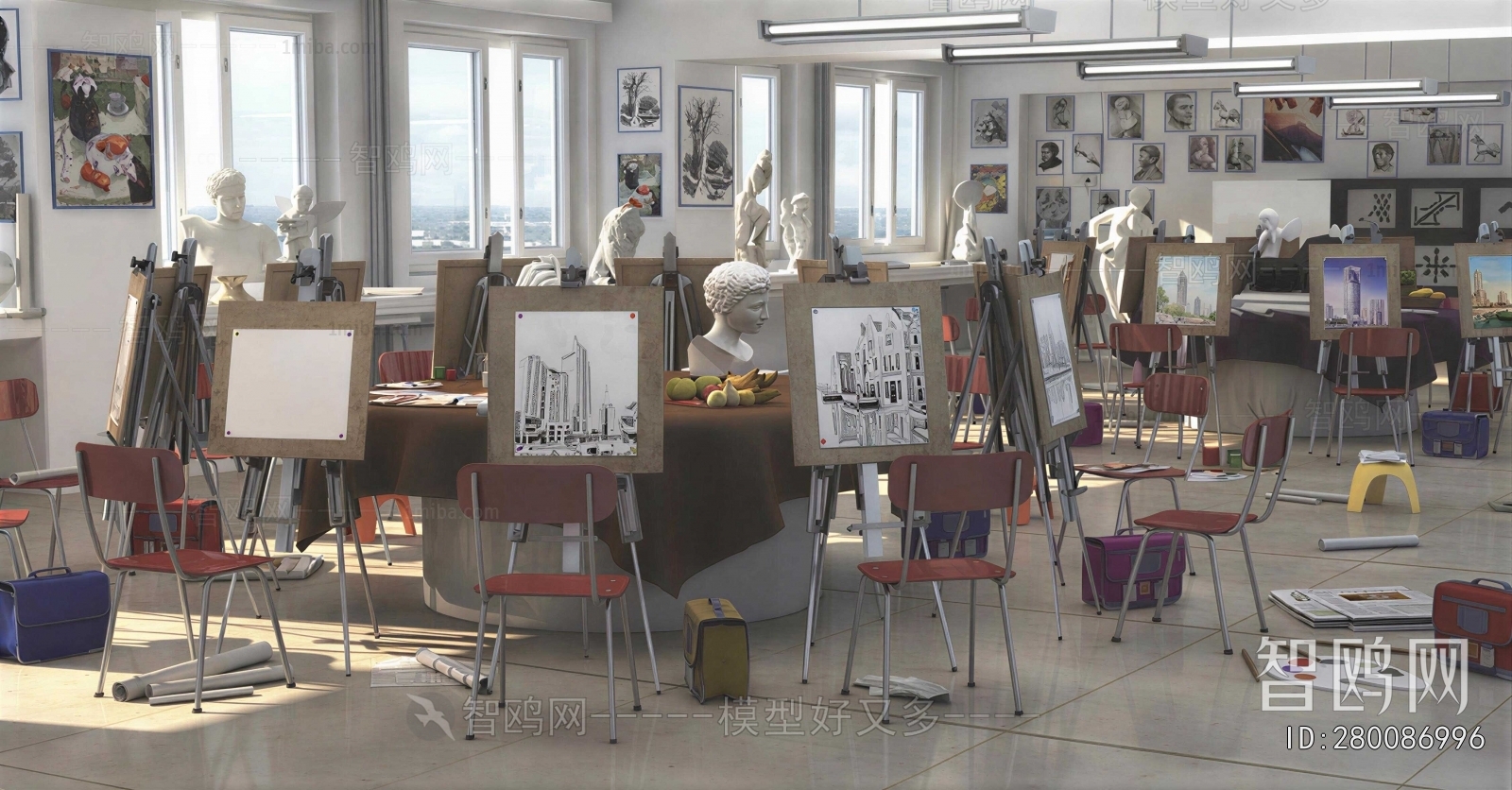 Modern Art Room
