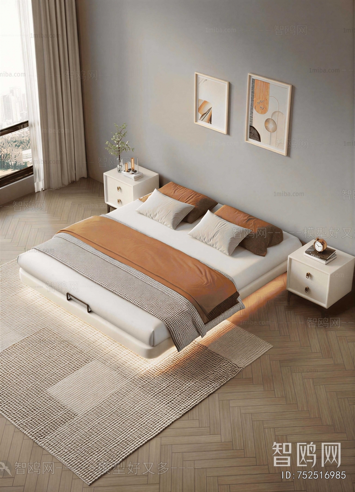 Modern Double Bed