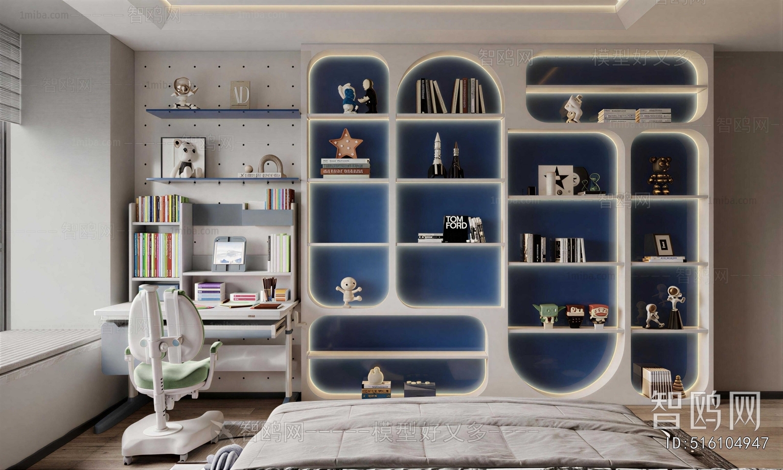 Modern Boy's Room And Son's Room
