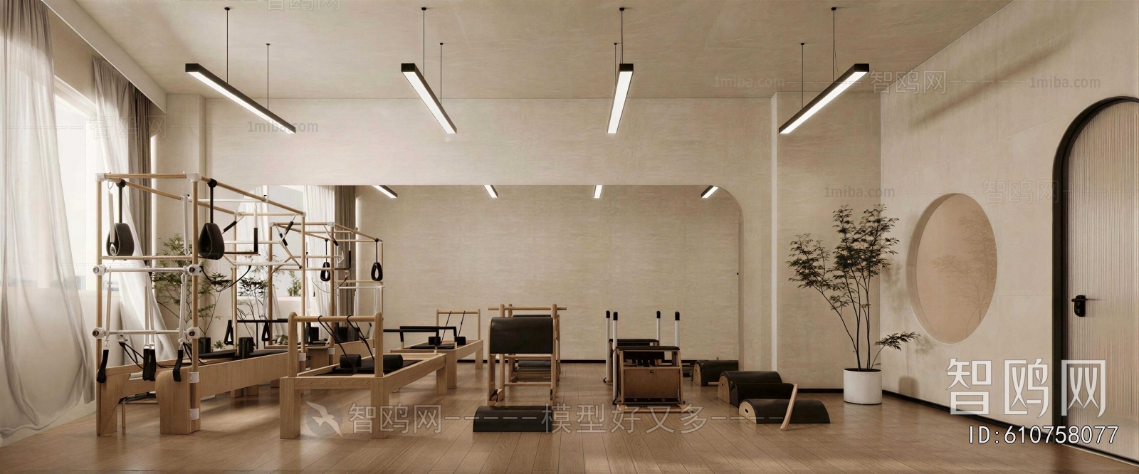Wabi-sabi Style Gym