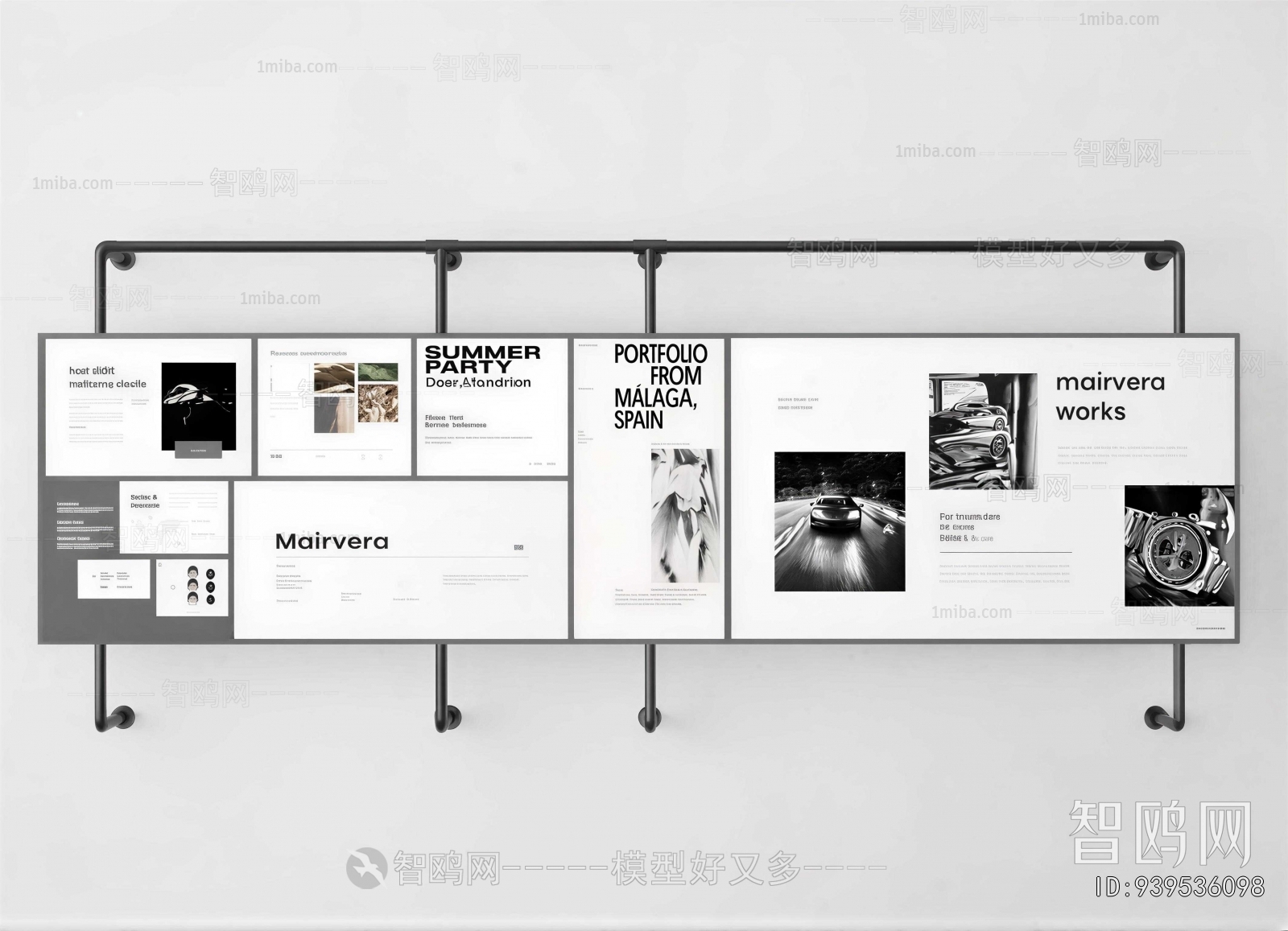 Industrial Style Guide Board/bulletin Board