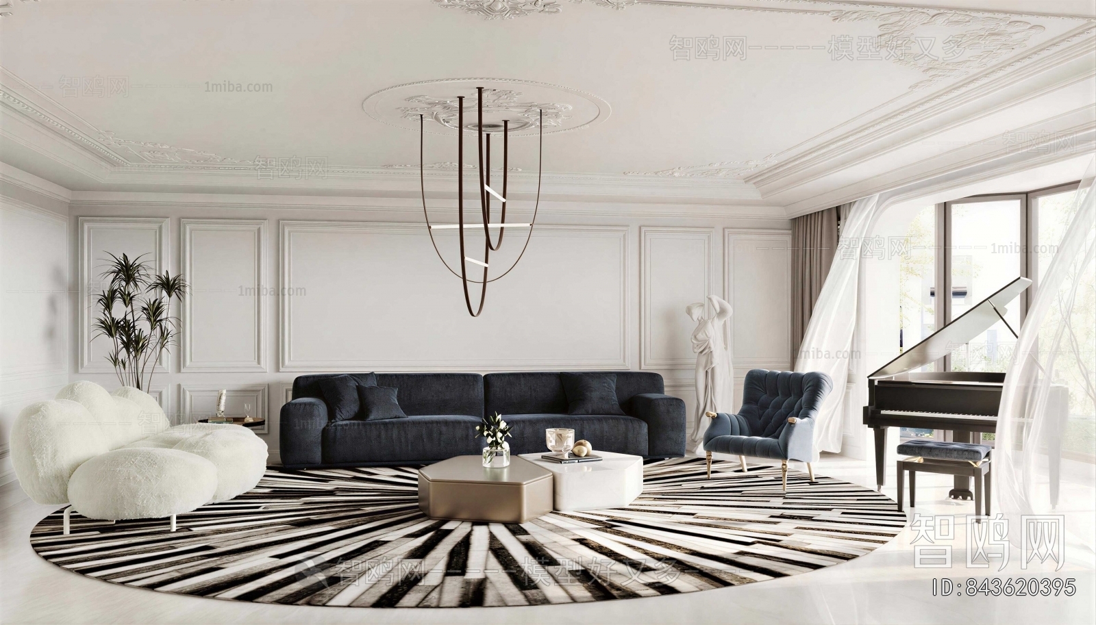 French Style A Living Room