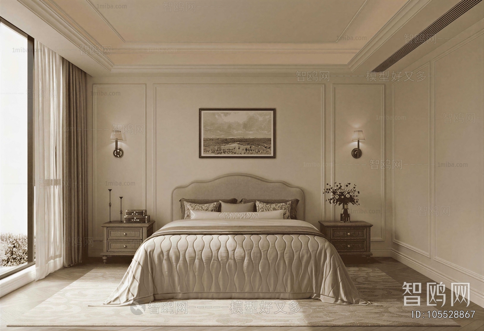 American Style Bedroom