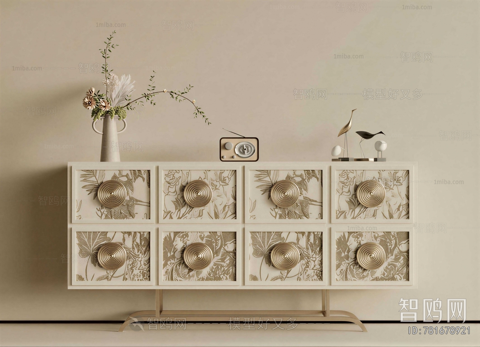 Modern Entrance Cabinet