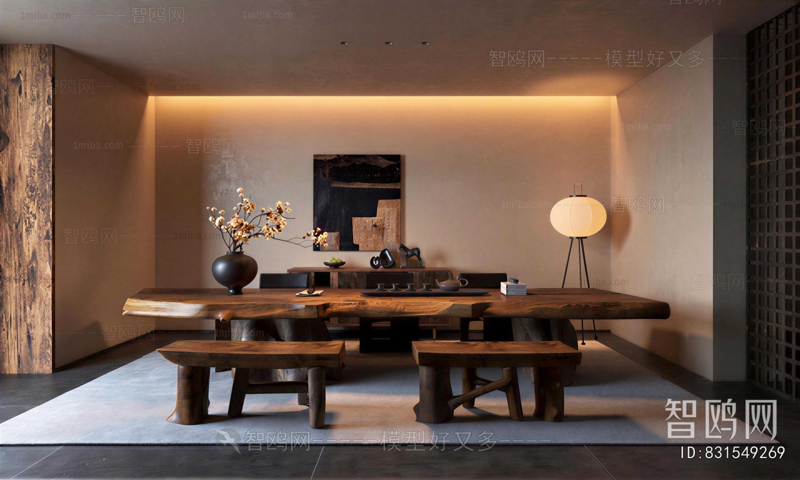 Wabi-sabi Style Tea House
