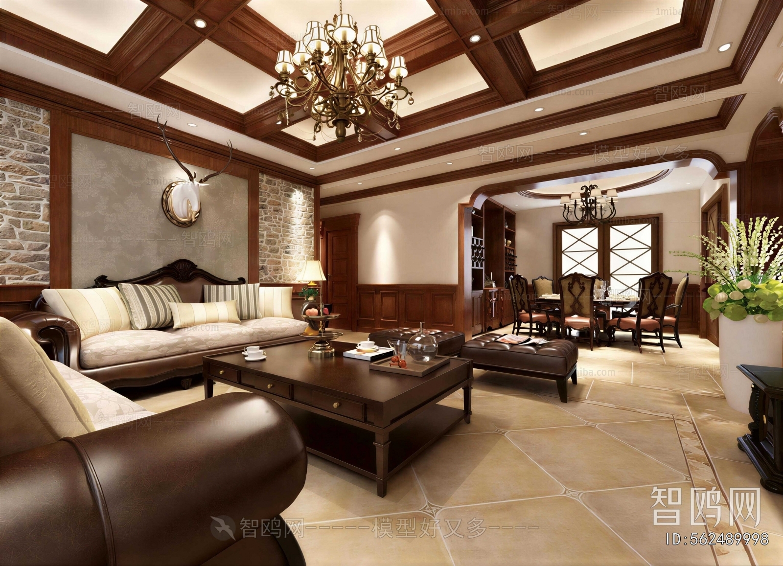 American Style A Living Room