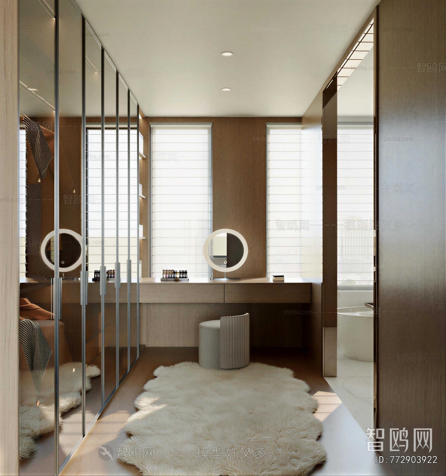 Modern Clothes Storage Area