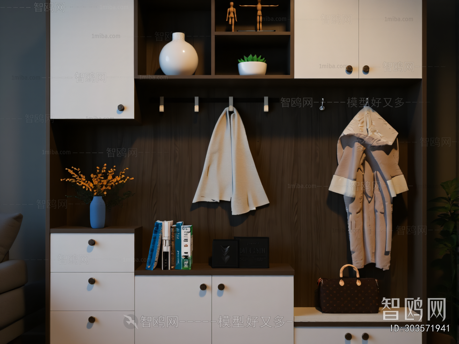 Modern Shoe Cabinet