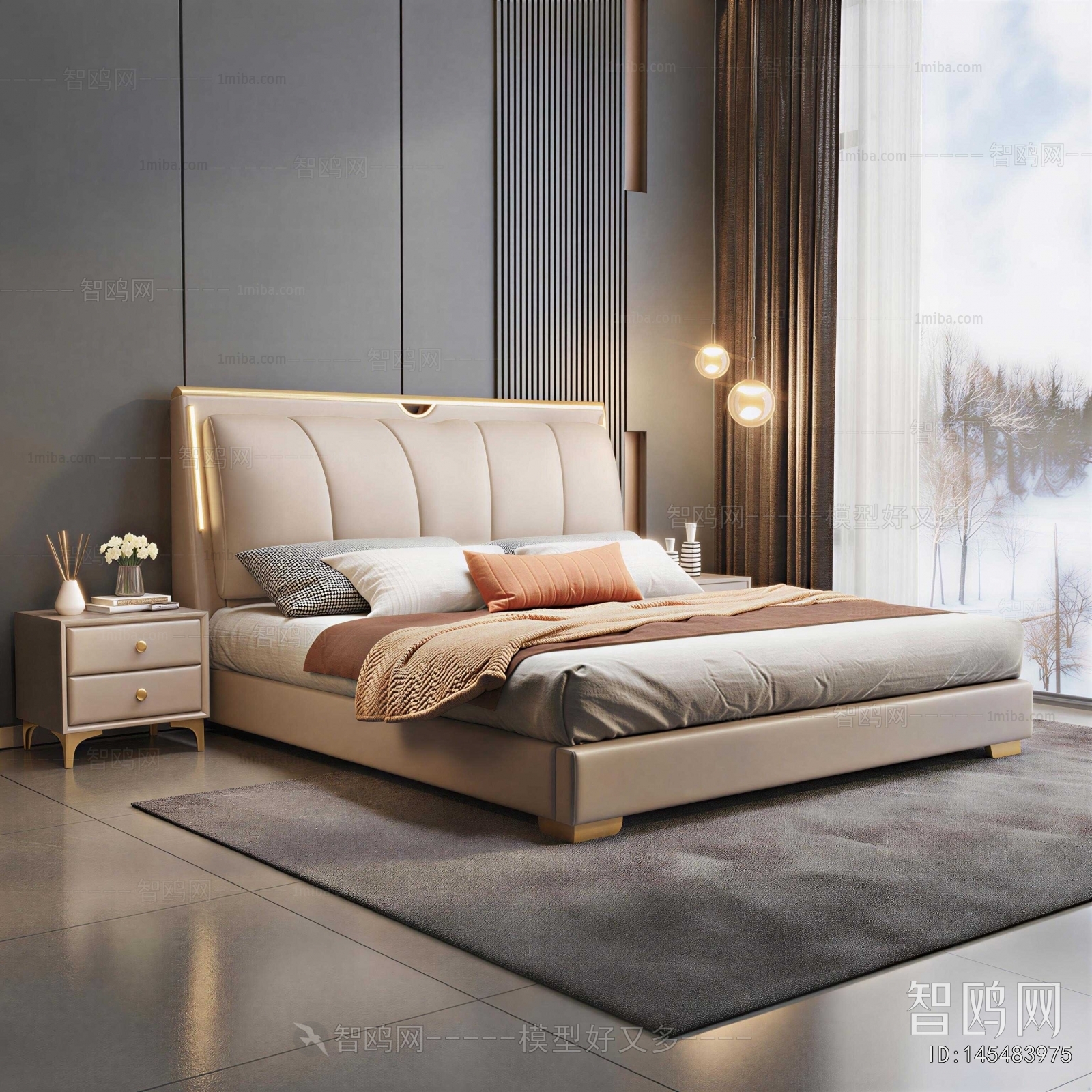 Modern Double Bed