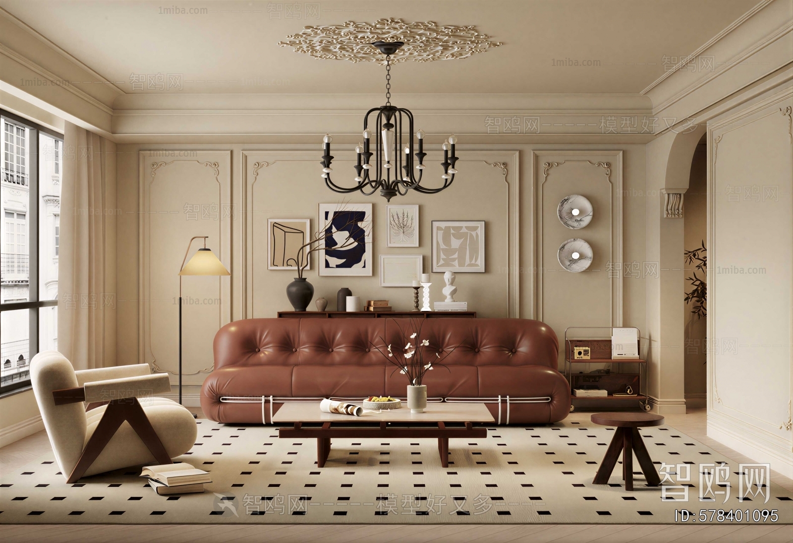 French Style A Living Room