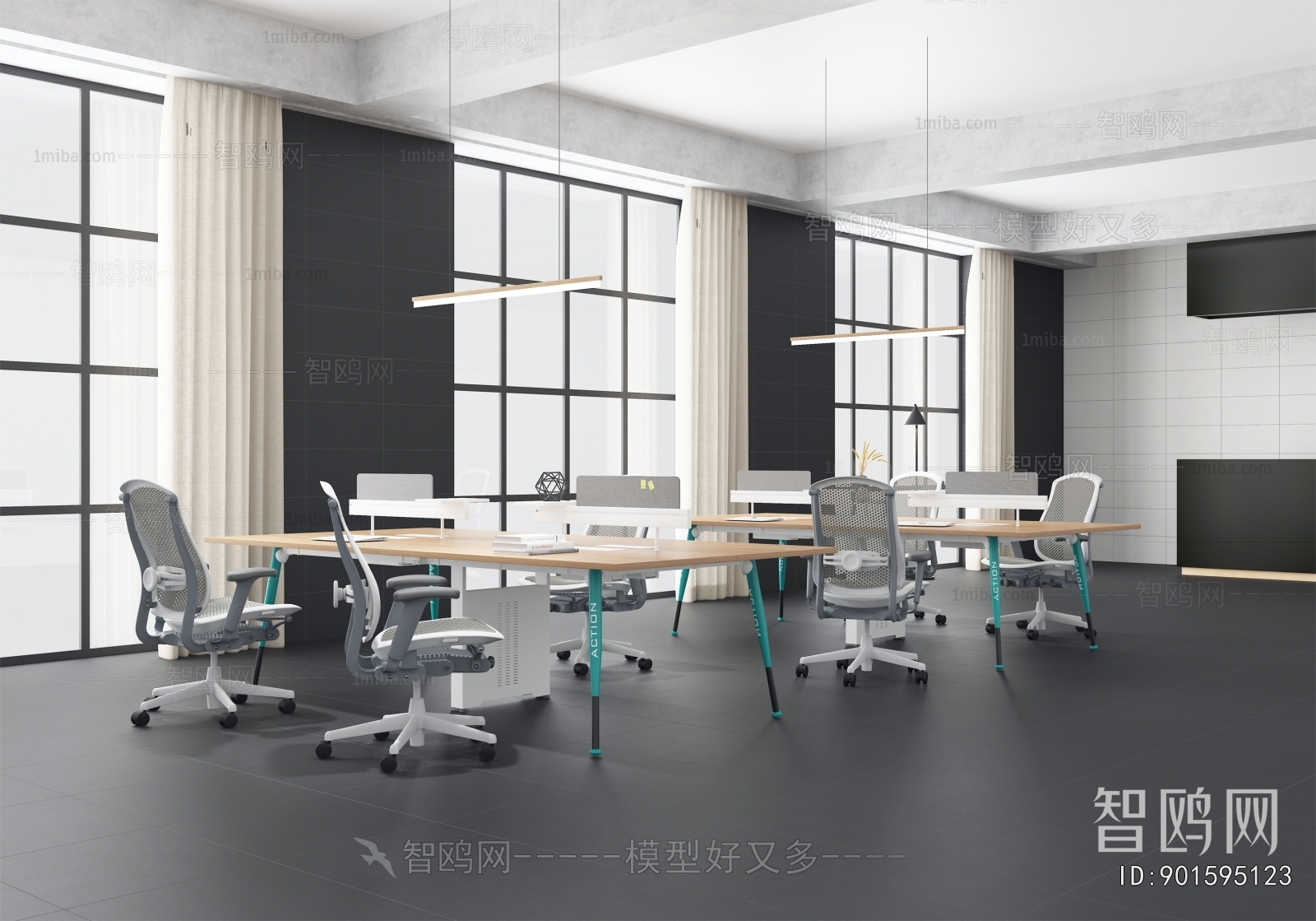 Modern Office Desk And Chair